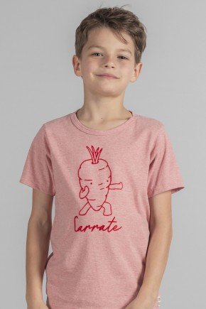 Camiseta Infantil Masculina em Meia Malha Carrate 7133