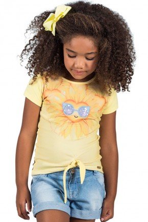 short infantil feminino jeans bugbee