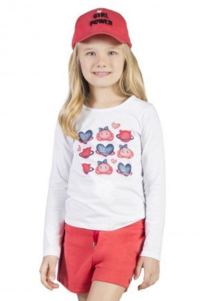 Conjunto Infantil Feminino em Cotton e Moletom 60266027 01