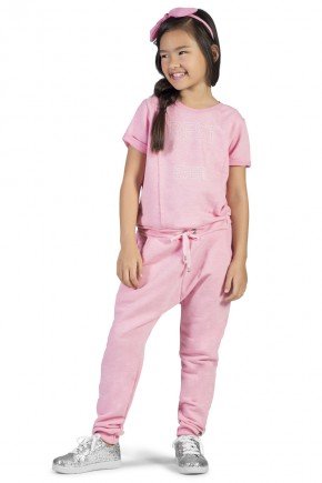 Macacão Infantil Feminino em Moletom macacão infantil feminino moletom bugbee