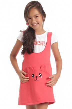 Salopete Infantil em Moletom salopete infantil moletom bugbee