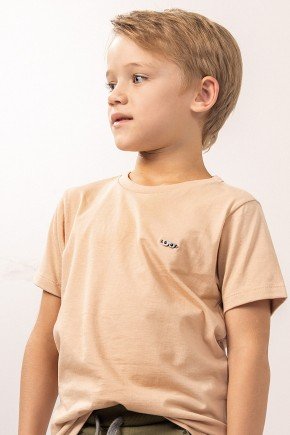 camiseta infantil masculina meia malha color basic bugbee
