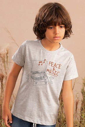 camiseta moda infantil masculina menino estampada bugbee 9671