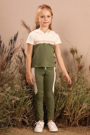 conjunto moda infantil feminino menina blusa bugbee 9818cj