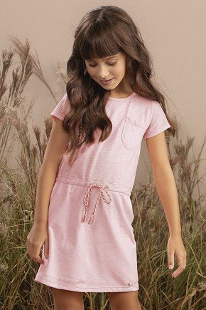 vestido moda infantil feminino menina manga curta bugbee 9900 4020