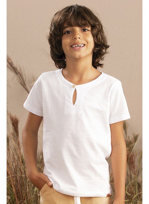bata moda infantil masculina menino botoes listrada 9601