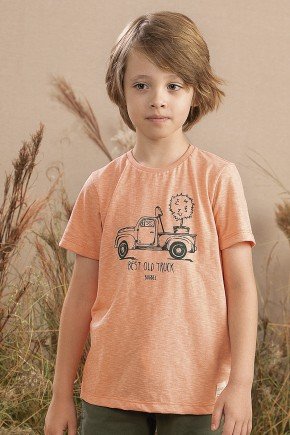 camiseta moda infantil masculina menino estampada 9641