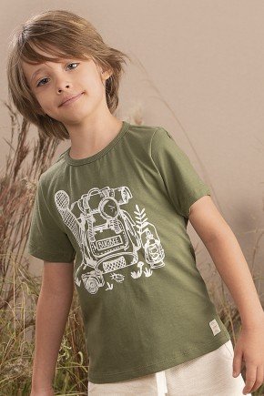 camiseta moda infantil masculina menino estampada 9648