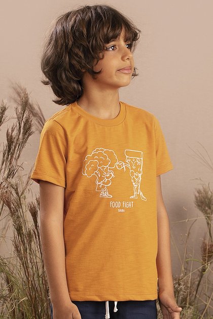 camiseta moda infantil masculina menino estampada 9649