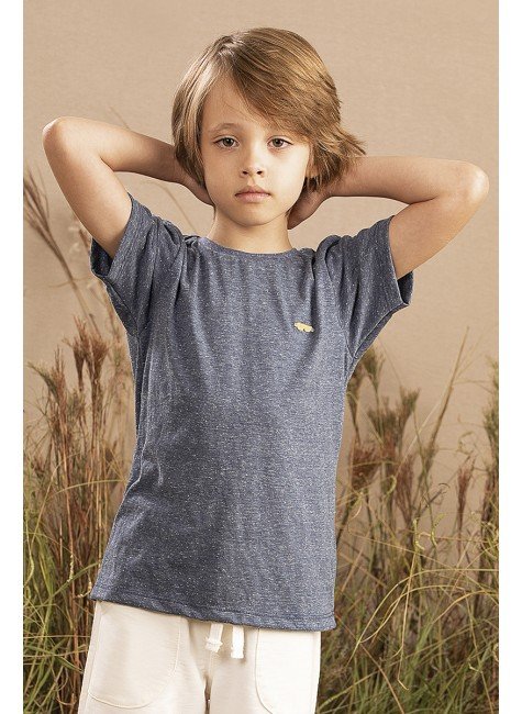 camiseta moda infantil masculina menino 9658