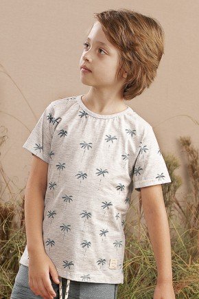 camiseta moda infantil masculina menino estampada mescla 9736