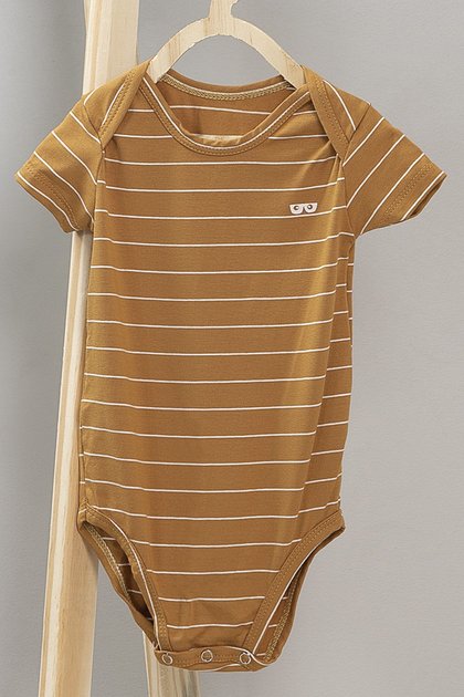 body moda bebe masculino menino listrado manga curta 9766