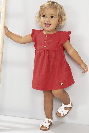 vestido moda bebe feminino menina babado 9971