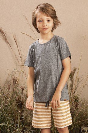 conjunto moda infantil masculino menino listrado moletom 9684cj