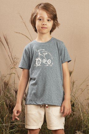 conjunto moda infantil masculino menino estampada moletom ecologico 9687cj