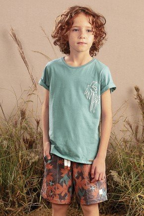 conjunto moda infantil masculino menino estampada moletom ecologico 9703cj