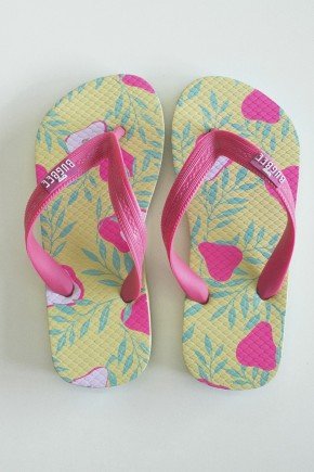 Chinelo Infantil Menina Estampado chinelo moda infantil feminino menina estampado floral 9929