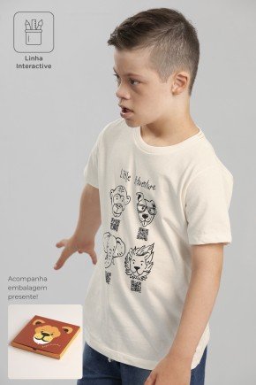 camiseta moda infantil masculina menino estampada 9777