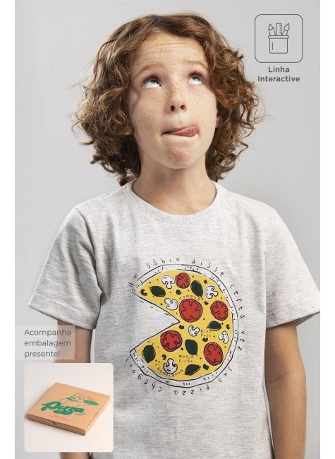 camiseta moda infantil unissex menino menina estampada 9720
