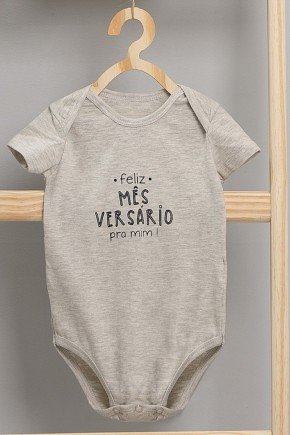 Body Bebê Genderless em Suedine body moda bebe masculino menino manga curta bugbee 9772