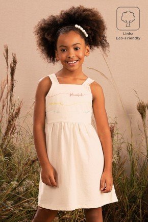 vestido moda infantil feminino menina ecologico bugbee 9915