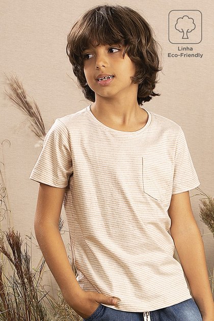camiseta moda infantil masculina menino listrada bolso 9630
