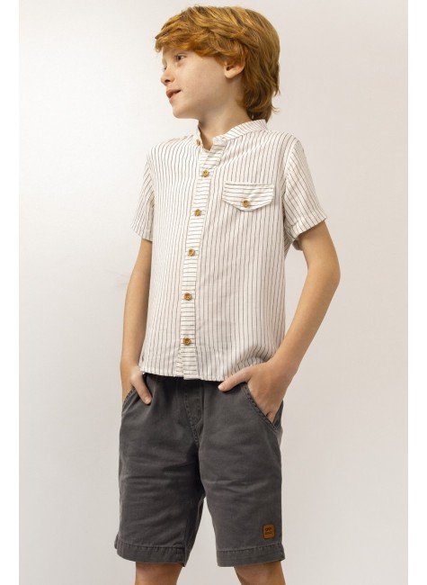 conjunto moda infantil masculino menino bugbee camisa 7560cj
