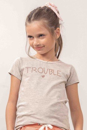 blusa moda infantil menina feminina bugbee estampada mescla 7720