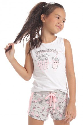 regata moda infantil feminina menina bugbee estampada 6444rg