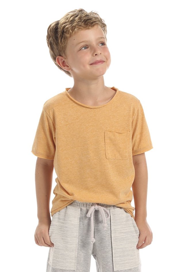 camiseta infantil masculina meia malha bugbee